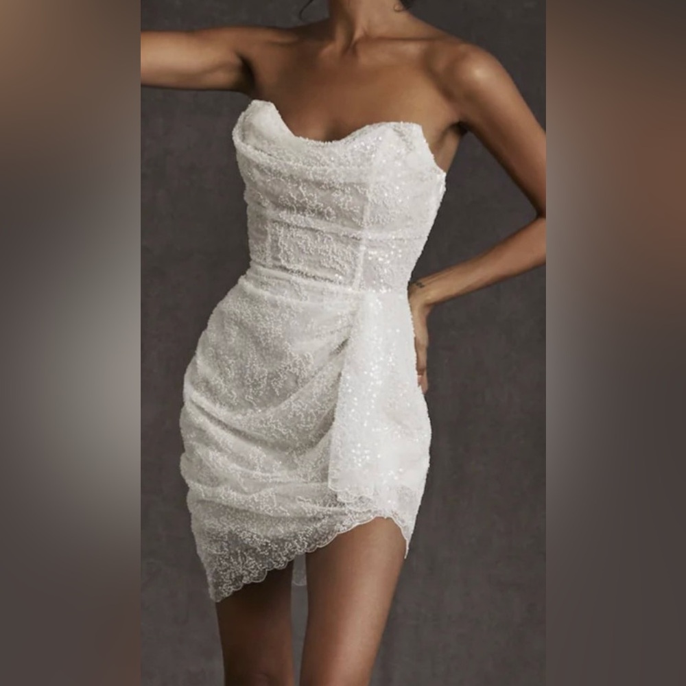 Katherine Tash Bridal Mia Mini Gown - Size 4